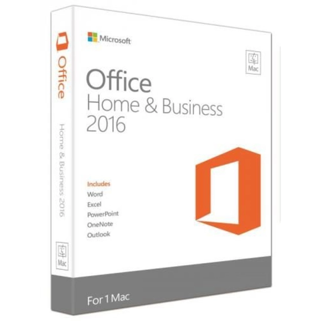 Офисный пакет Microsoft Office Mac Home Business 1 PK 2016 Russian 1 License W6F-01044