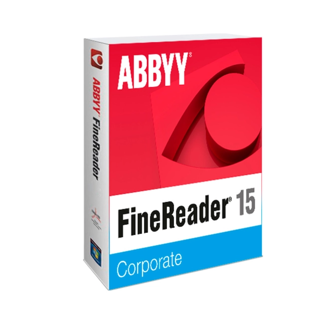 Софт ABBYY FineReader 15 Corporate 1 year AF15-3S4W01-102