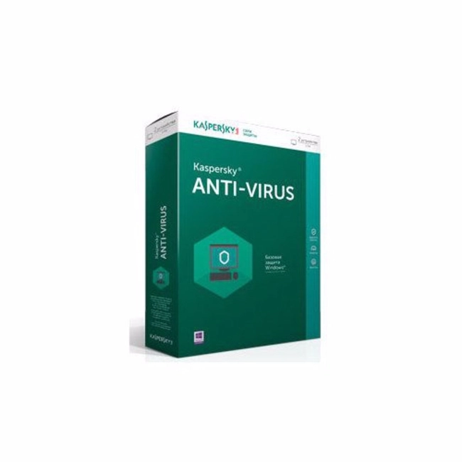 Антивирус Kaspersky Anti-Virus 2017 Box KL1171LUBoxS (Первичная лицензия)