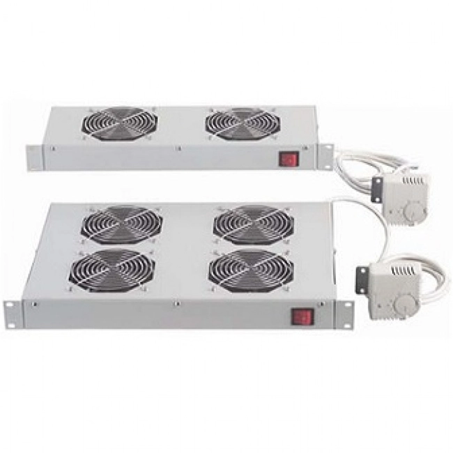 Аксессуар для серверного шкафа Estap Полка с 2 вентиляторами E44 HV2F E44HV2F