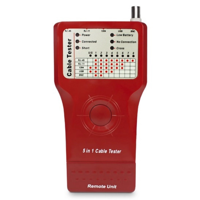 Инструмент для монтажа СКС SHIP G278 Для тестирования BNC RJ-45 RJ-11 USB IEE 1394 Fire Wire