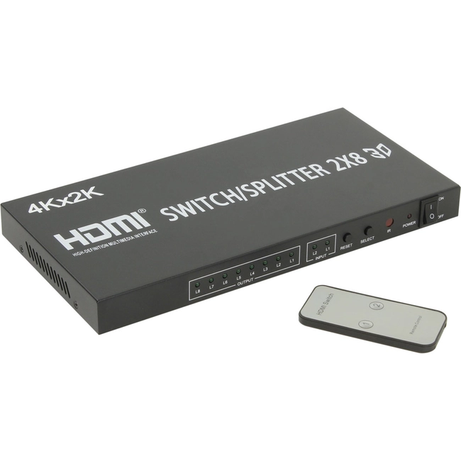 Модуль ORIENT Разветвитель HDMI 4K HSP0208H 30227