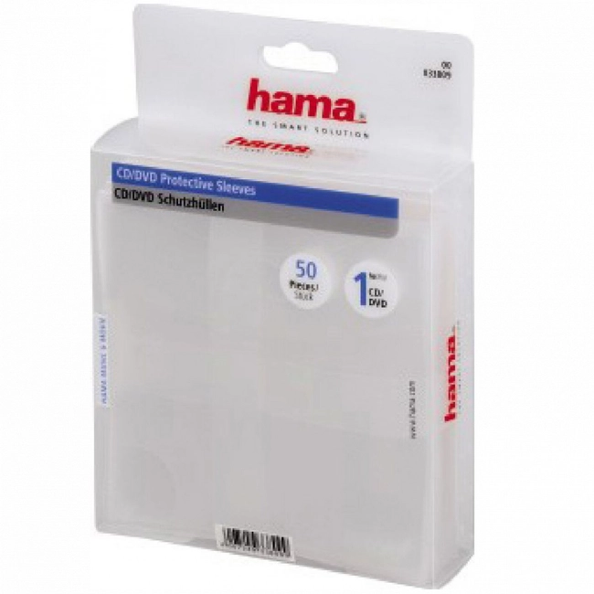 Аксессуар для ПК и Ноутбука Hama конверт Hama на 1CD/DVD 00062671