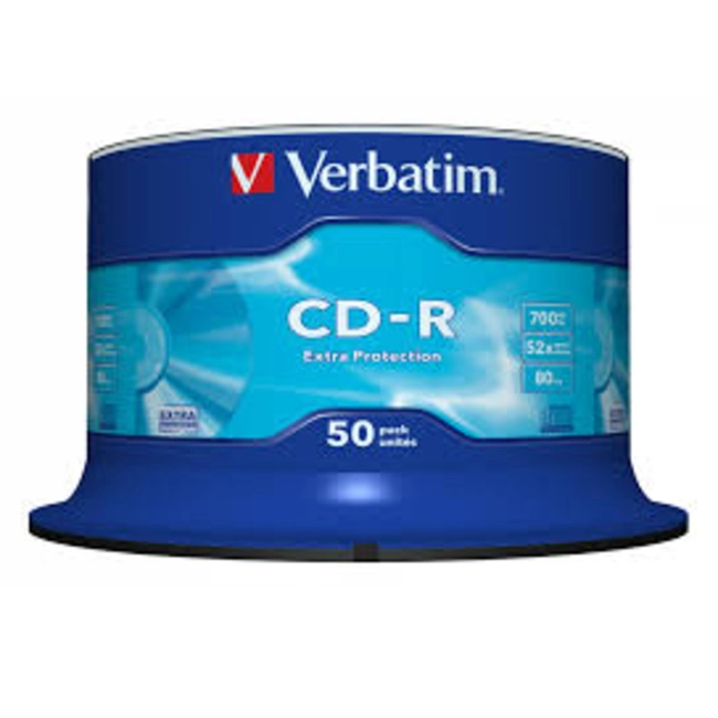 Verbatim Диск CD-R 700Mb 52x Cake Box (50шт) 43351