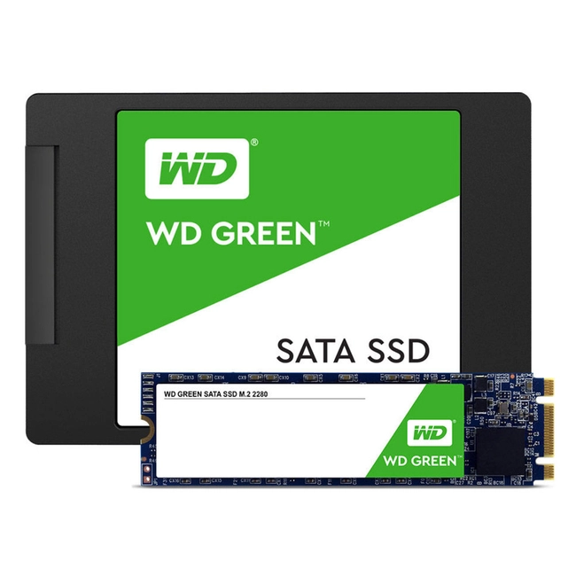 Внутренний жесткий диск Western Digital WDS100T2G0A (SSD (твердотельные), 1 ТБ, 2.5 дюйма, SATA)