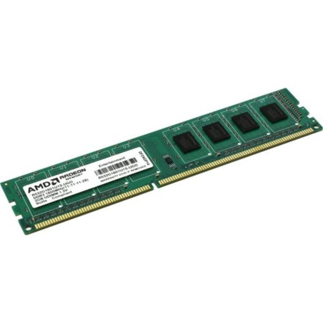 ОЗУ AMD DDR3 2Gb 1600MHz R532G1601U1S-UGO (DIMM, DDR3, 2 Гб, 1600 МГц)