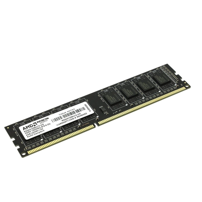 ОЗУ AMD DDR3 4Gb 1333MHz R334G1339U1S-UO (DIMM, DDR3, 4 Гб, 1333 МГц)