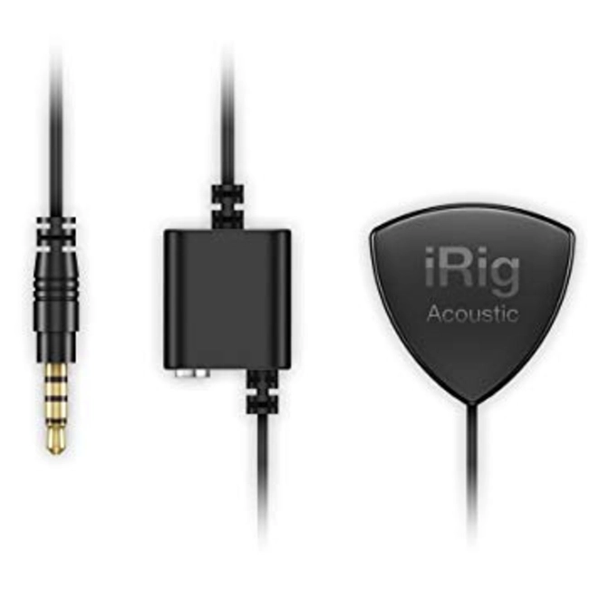 Аксессуар для аудиотехники IK Multimedia Цифровая микрофонная система звукосниматель IK Multimedia iRig Acoustic для акустической гитары IP-IRIG-ACOUSTIC-IN