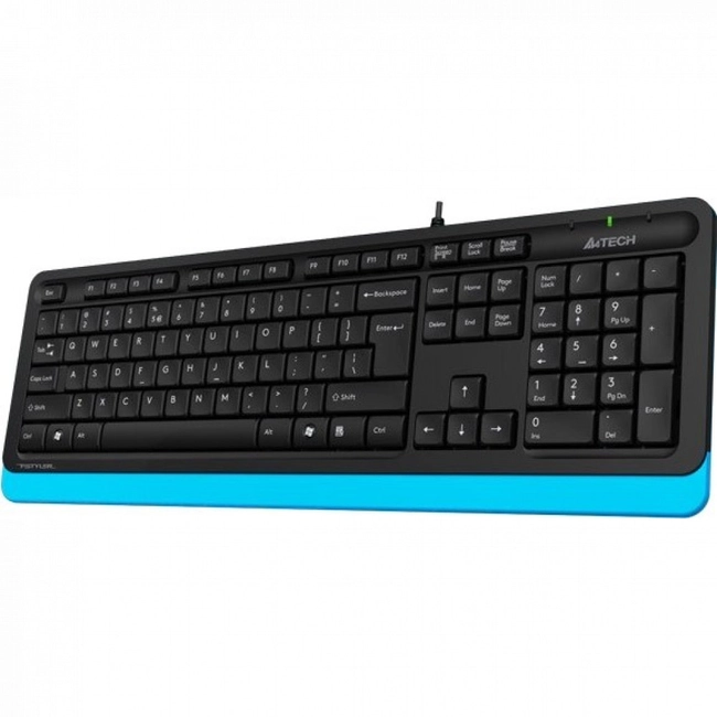 Клавиатура A4Tech Клавиатура Fstyler FK10 FK10 BLUE (Проводная, USB)