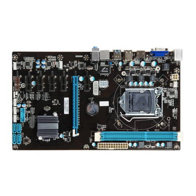 Материнская плата Esonic HM65 HM65-BTC-COMBO WITH PENTIUM CPU (ATX, Установлен Intel Pentium B950)