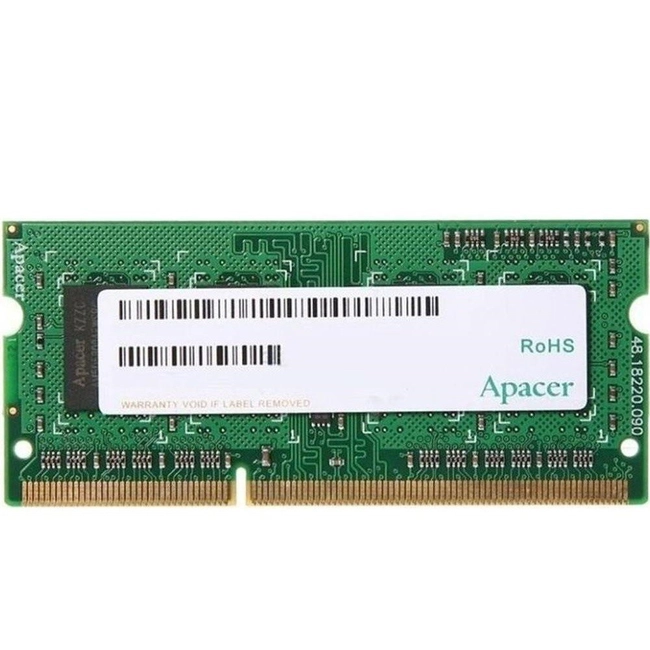 ОЗУ Apacer DDR2 800 SO DIMM CS.02G2B.F2M (SO-DIMM, DDR2, 2 Гб, 800 МГц)