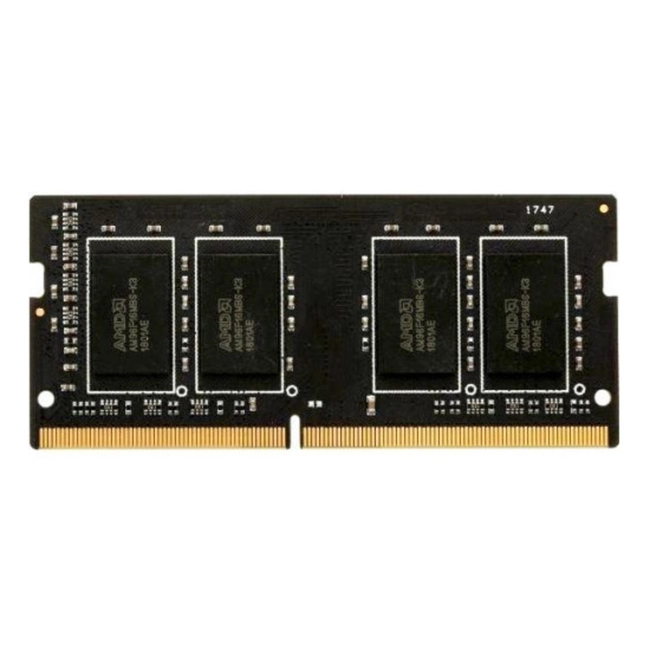 ОЗУ AMD R744G2606S1S R744G2606S1S-UO (SO-DIMM, DDR4, 4 Гб, 2666 МГц)
