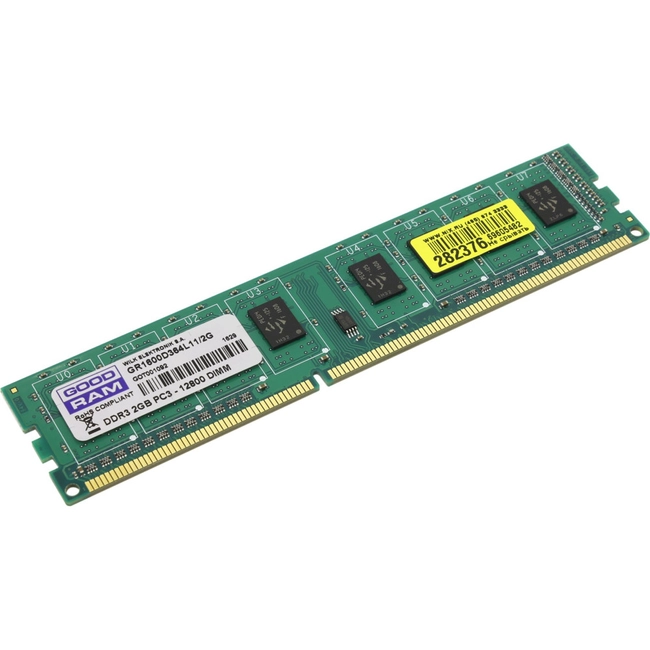 ОЗУ GoodRam 2 ГБ GR1600D364L11/2G (DIMM, DDR3, 2 Гб, 1600 МГц)