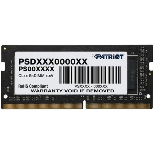 ОЗУ Patriot PSD44G266681S (SO-DIMM, DDR4, 4 Гб, 2666 МГц)