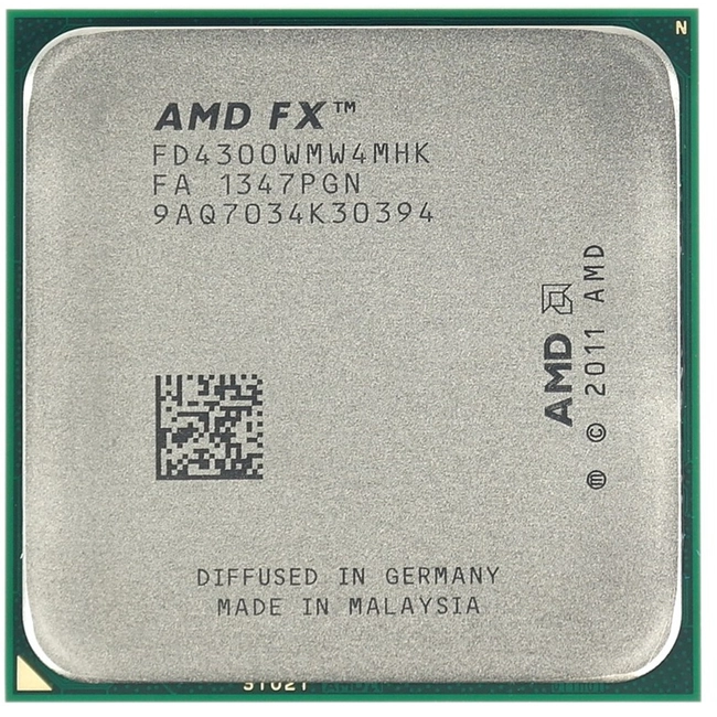 Процессор AMD FX-4300 FD4300WMW4MHK (3.8 ГГц, 4 МБ, TRAY)
