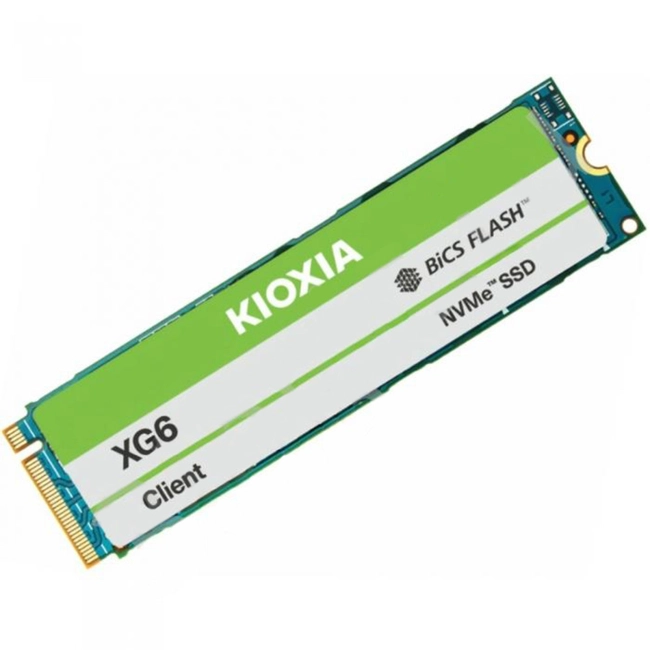 Внутренний жесткий диск KIOXIA XG6 Client 512GB KXG60ZNV512GCJYLGA (SSD (твердотельные), 512 ГБ, M.2, PCIe)