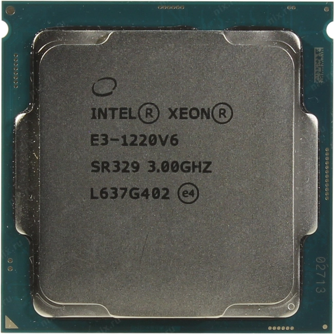 Серверный процессор Intel Xeon E3-1220V6 SR329-NNC-003 (Intel, 3.1 ГГц)