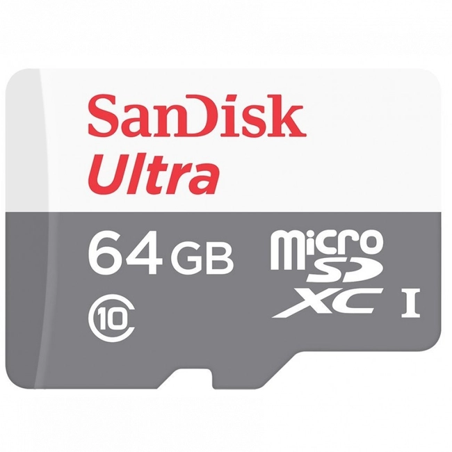 Флеш (Flash) карты SanDisk Ultra SDXC SDSQUNR-064G-GN3MA (64 ГБ)