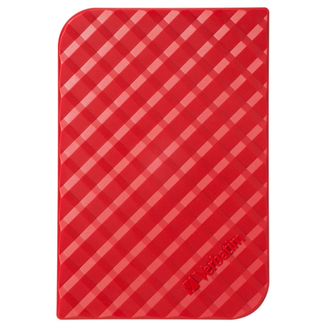 Внешний жесткий диск Verbatim 1TB Store 'n' Go Style, 2.5", USB 3.0, Красный 53203 (1 ТБ)
