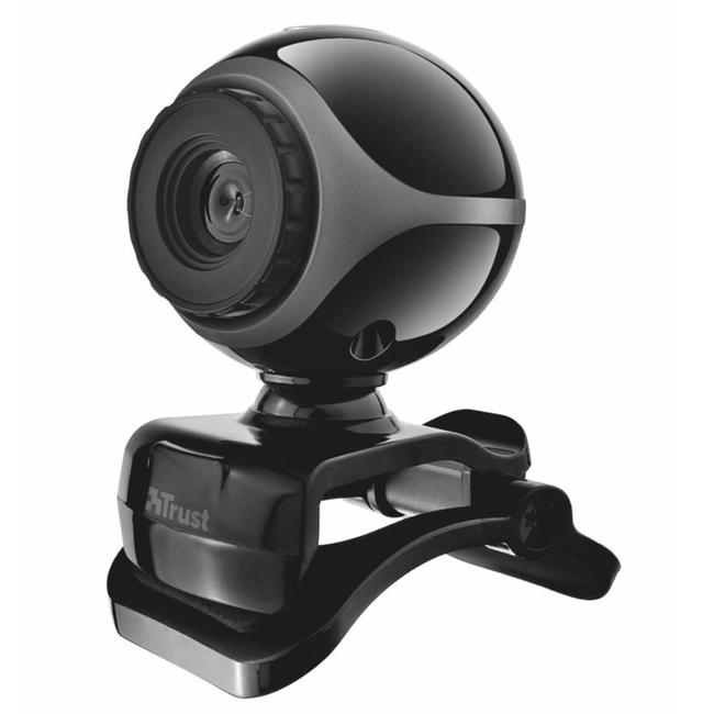 Веб камеры Trust Веб-камера Exis Webcam Black-Silver 1314581
