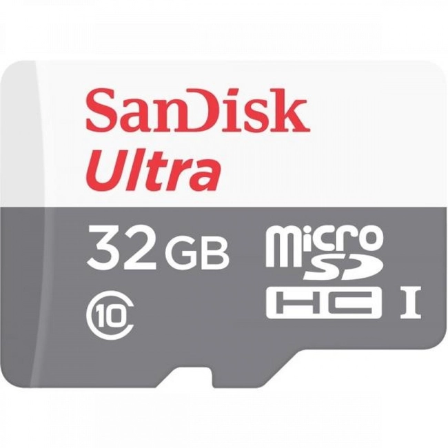 Флеш (Flash) карты SanDisk Ultra Android microSDHC SDSQUNS-032G-GN3MA (32 ГБ)