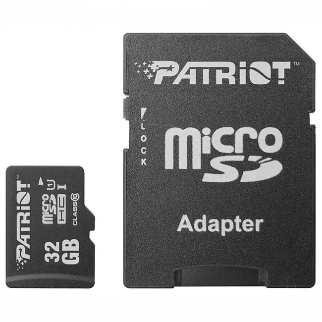Флеш (Flash) карты Patriot LX Series PSF32GMCSDHC10 (32 ГБ)