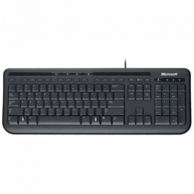 Клавиатура Microsoft Wired Kbrd 600 USB ANB-00018 (Проводная, USB)