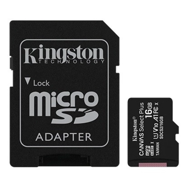 Флеш (Flash) карты Kingston 16 ГБ SDCS2/16GB-2P1A (16 ГБ)