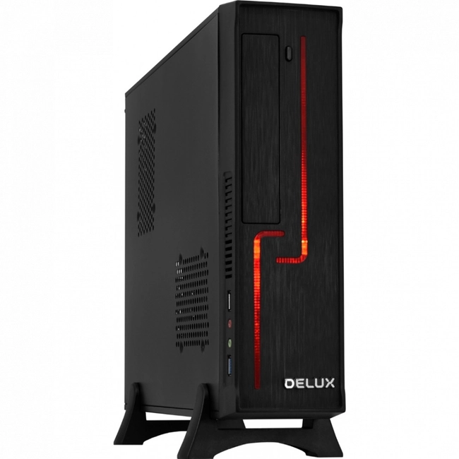 Корпус Delux H-308 H-308 Slim (Slim-Desktop)