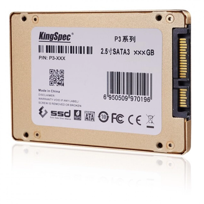 Внутренний жесткий диск KingSpec P4-480 (SSD (твердотельные), 480 ГБ, 2.5 дюйма, SATA)