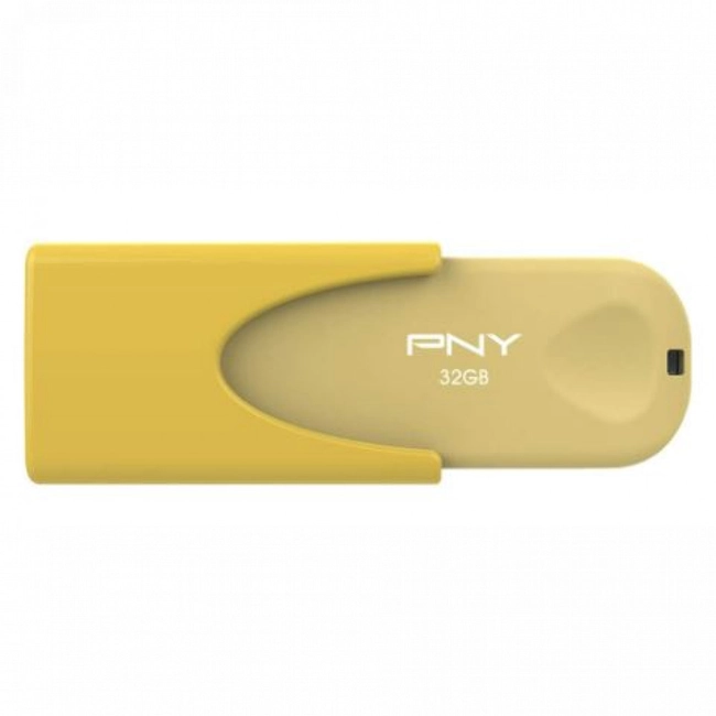 USB флешка (Flash) PNY Attache 4 Yellow P-FD32GAT4CY-RB (32 ГБ)