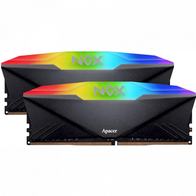 ОЗУ Apacer NOX RGB AH4U16G32C28YNBAA-2 (DIMM, DDR4, 16 Гб (2 х 8 Гб), 3200 МГц)