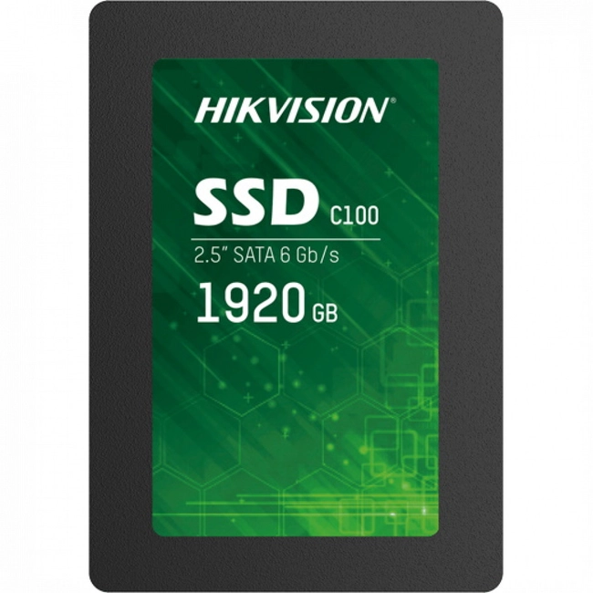 Внутренний жесткий диск Hikvision C100 Client HS-SSD-C100/1920G (SSD (твердотельные), 1.9 ТБ, 2.5 дюйма, SATA)