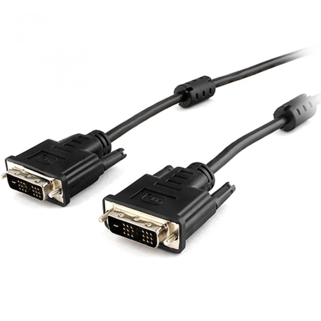 Кабель интерфейсный Cablexpert DVI-D to DVI-D (3.0м) CC-DVIL-BK-10