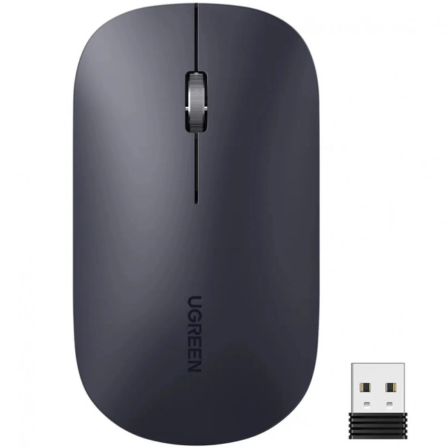 Мышь UGREEN MU001 Wireless Mouse Black 90372