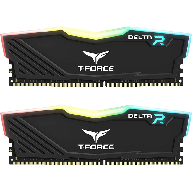 ОЗУ Team Group T-Force Delta RGB DDR4 32GB TF3D432G3600HC18JDC01 (DIMM, DDR4, 32 Гб (2 х 16 Гб), 3600 МГц)