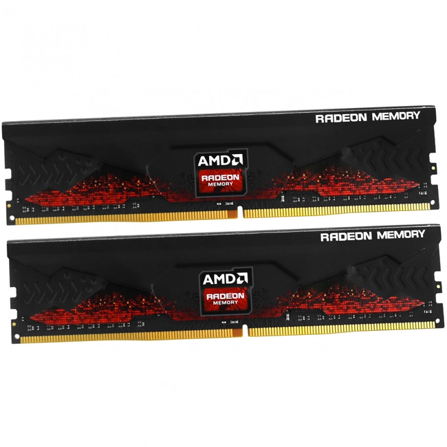 ОЗУ AMD R9 Gamers Series Black Gaming Memory R9S416G4006U2K (DIMM, DDR4, 16 Гб (2 х 8 Гб), 4000 МГц)