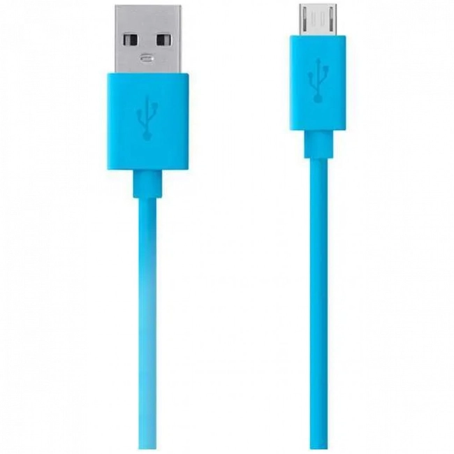 Кабель интерфейсный Belkin USB 2.0 MICROB BELKIN MIXIT (2М) Blue F2CU012BT2M-BLU