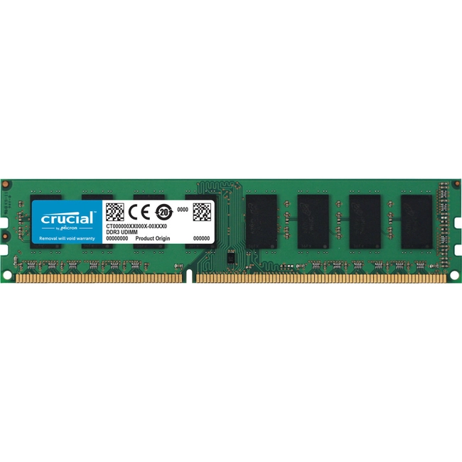 ОЗУ Crucial 2GB DDR3L 1600 MT/s (PC3L-12800) UDIMM CT25664BD160BJ (DIMM, DDR3, 2 Гб, 1600 МГц)