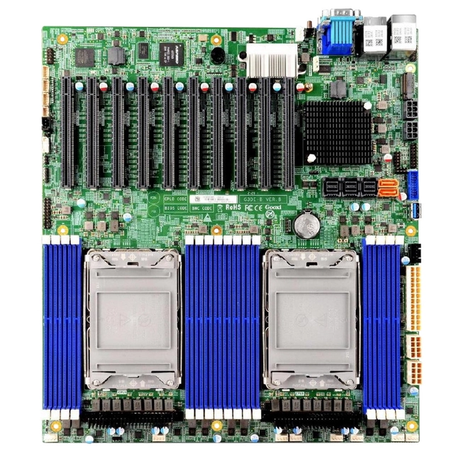 Серверная материнская плата Gooxi self-made G3DE-B EATX dual-socket motherboard G3DE-B PCBA VER.B