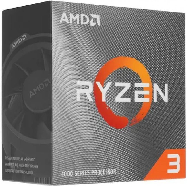 Процессор AMD Ryzen 3 4100 100-100000510BOX (3.8 ГГц, 4 МБ, BOX)