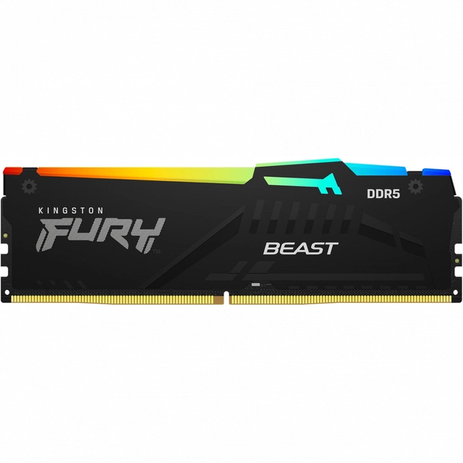 ОЗУ Kingston Fury Beast RGB KF556C40BBA-8 (DIMM, DDR5, 8 Гб, 5600 МГц)