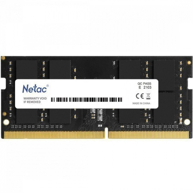 ОЗУ Netac 16 ГБ NTBSD5N48SP-16 (SO-DIMM, DDR5, 16 Гб, 4800 МГц)