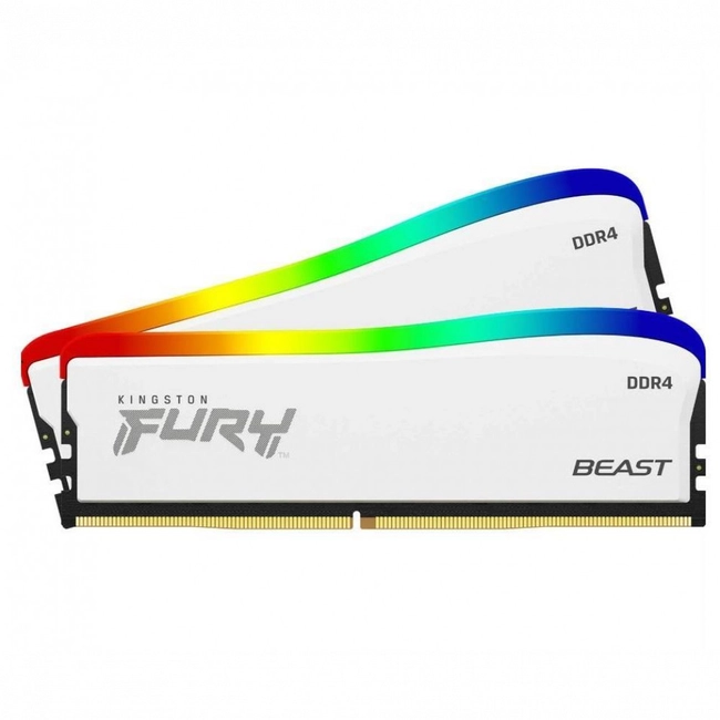 ОЗУ Kingston Fury Beast RGB KF436C18BWAK2/32 (DIMM, DDR4, 32 Гб (2 х 16 Гб), 3600 МГц)