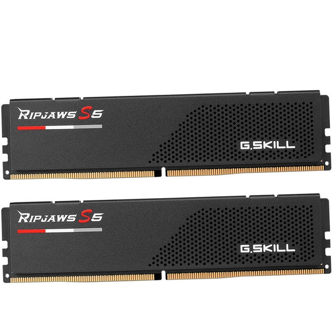 ОЗУ G.Skill Ripjaws S5 64 GB F5-5200J3636D32GX2-RS5K (DIMM, DDR5, 64 Гб (2 х 32 Гб), 5200 МГц)
