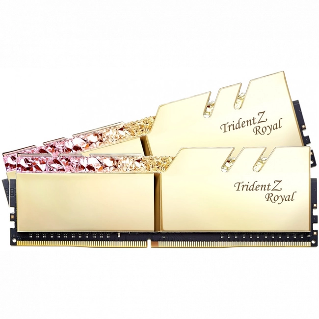 ОЗУ G.Skill Trident Z Royal F4-3600C18D-64GTRG (DIMM, DDR4, 64 Гб (2 х 32 Гб), 3600 МГц)