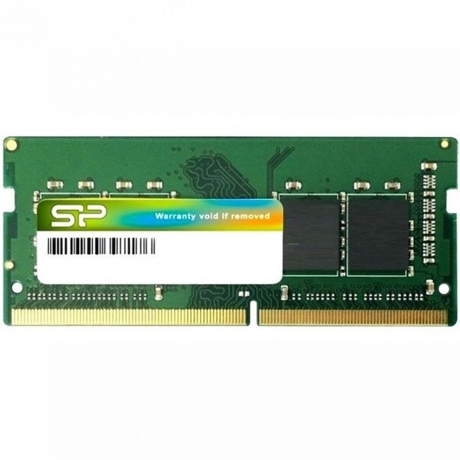ОЗУ Silicon Power 4 Гб SP004GBSFU240X02 (SO-DIMM, DDR4, 4 Гб, 2400 МГц)