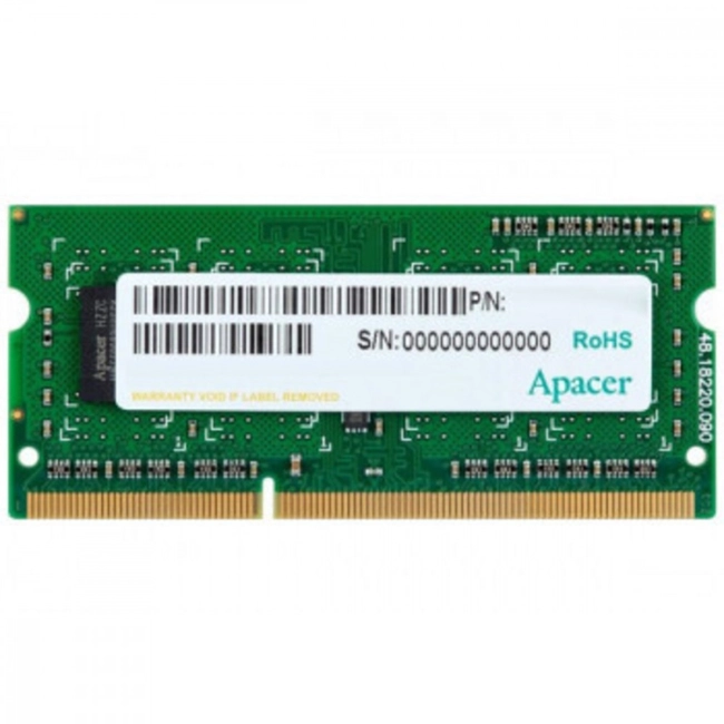 ОЗУ Apacer 8 Гб DS.08G2J.K9M (SO-DIMM, DDR3, 8 Гб, 1333 МГц)
