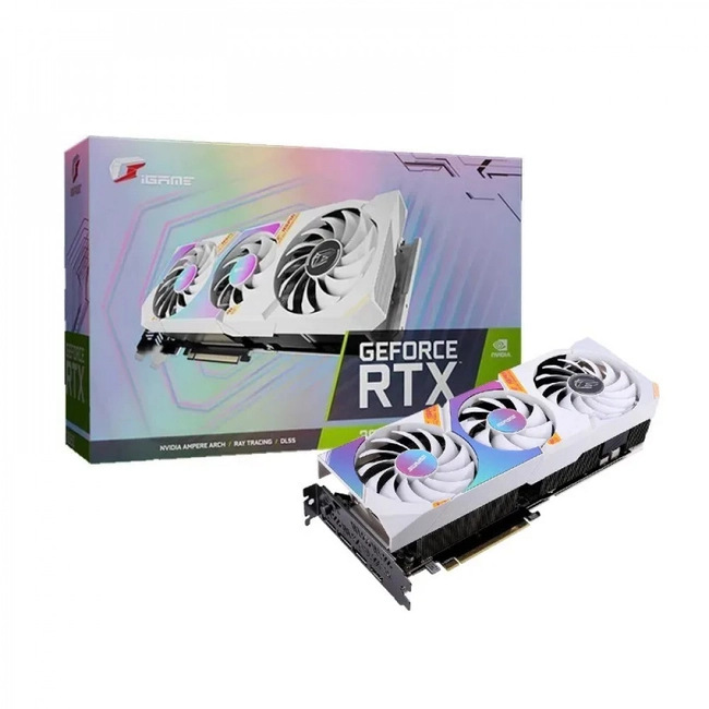 Видеокарта Colorful GeForce RTX 3060 Ti Ultra W OC G6X V2-V (8 ГБ)