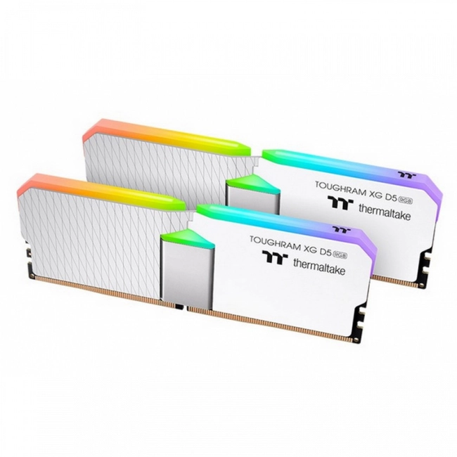 ОЗУ Thermaltake TOUGHRAM XG RGB D5 White RG34D516GX2-6200C32B (DIMM, DDR5, 32 Гб, 6200 МГц)